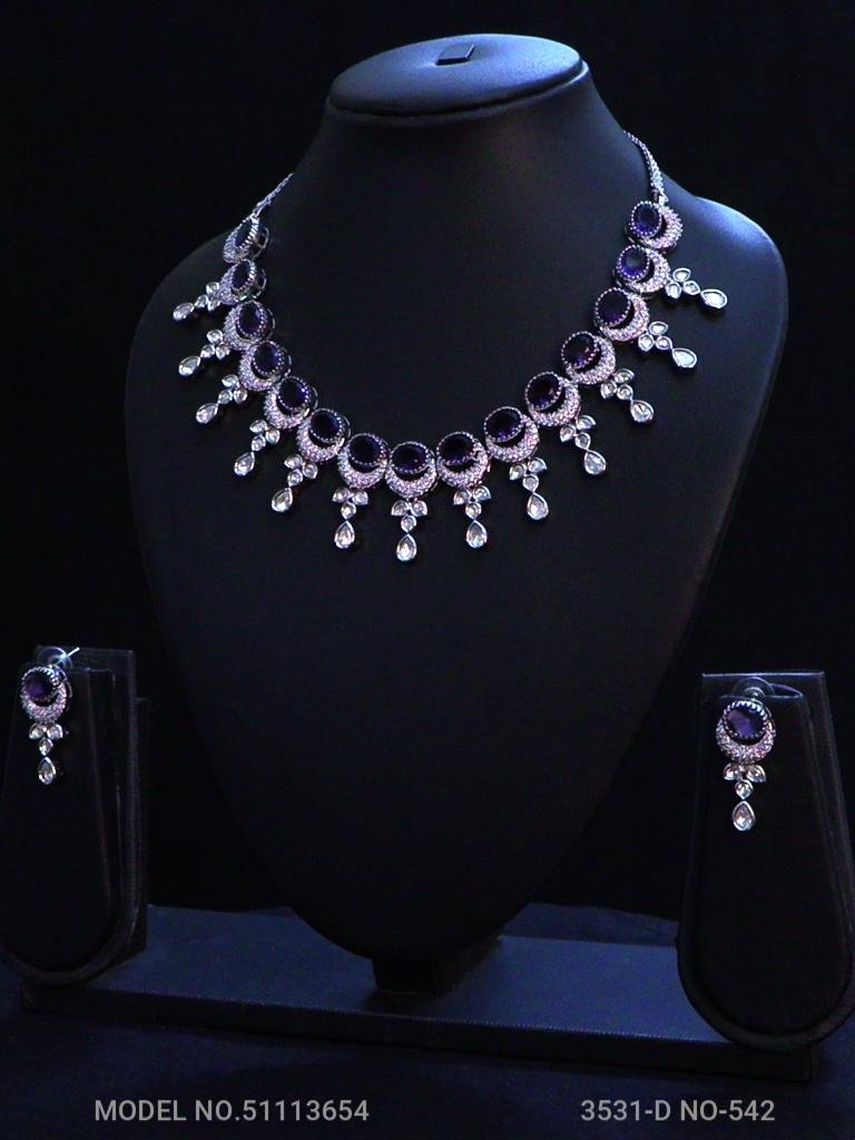 Cz Jewelry Set | Classic Pattern - Amaara World