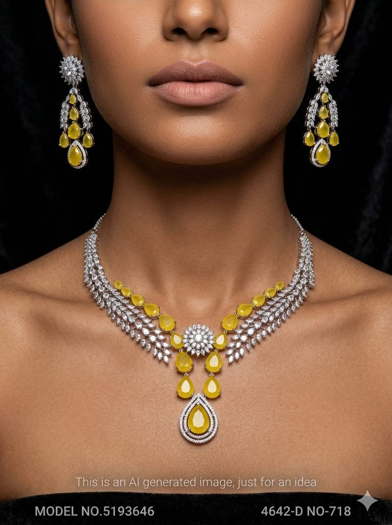 Original Zircon Necklace Set - Amaara World