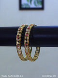 Golden Spark CZ Bangles - Amaara World USA - SKU 5156245