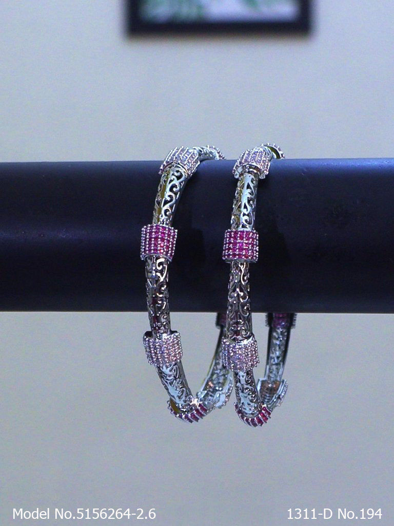Bridal Bliss CZ Bangles - Amaara World USA - SKU 5156264