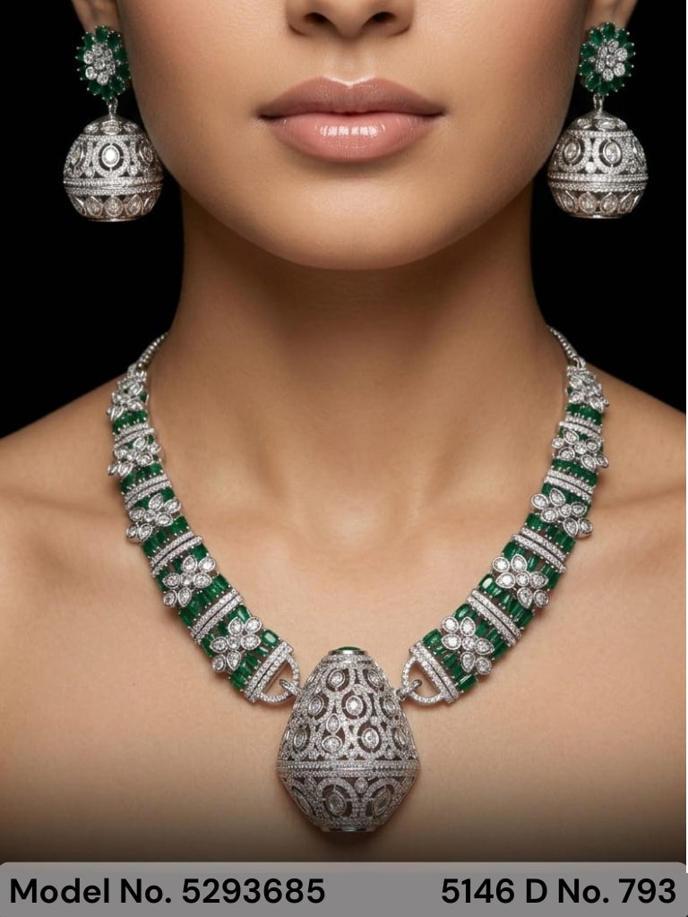 Bridesmaid Necklace Set for Traditional Weddings - Amaara World