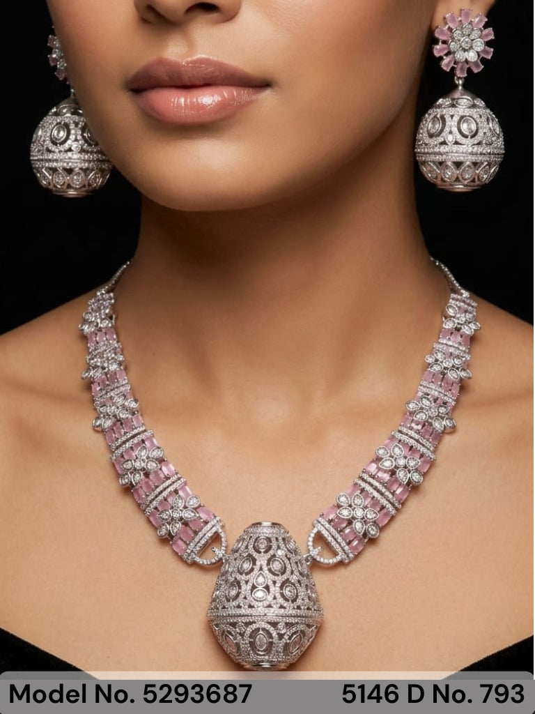 Traditional Cz Jewelry Sets - Style 6 - Amaara World
