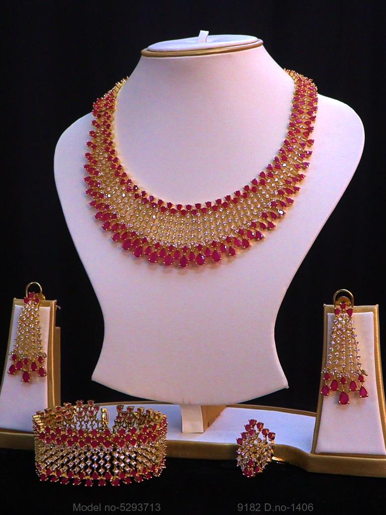 Original Zircon Necklace Set - Style 1 - Amaara World
