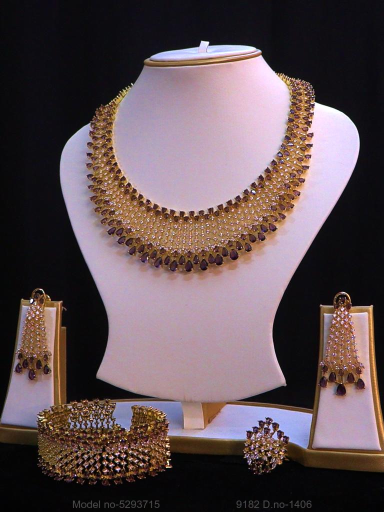 Original Zircon Necklace Set - Style 2 - Amaara World