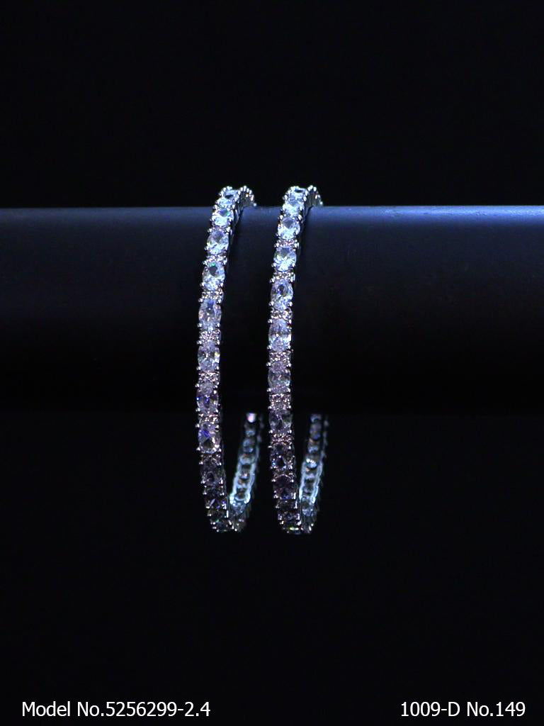 Crown Glow CZ Bangles - Amaara World USA - SKU 5256299