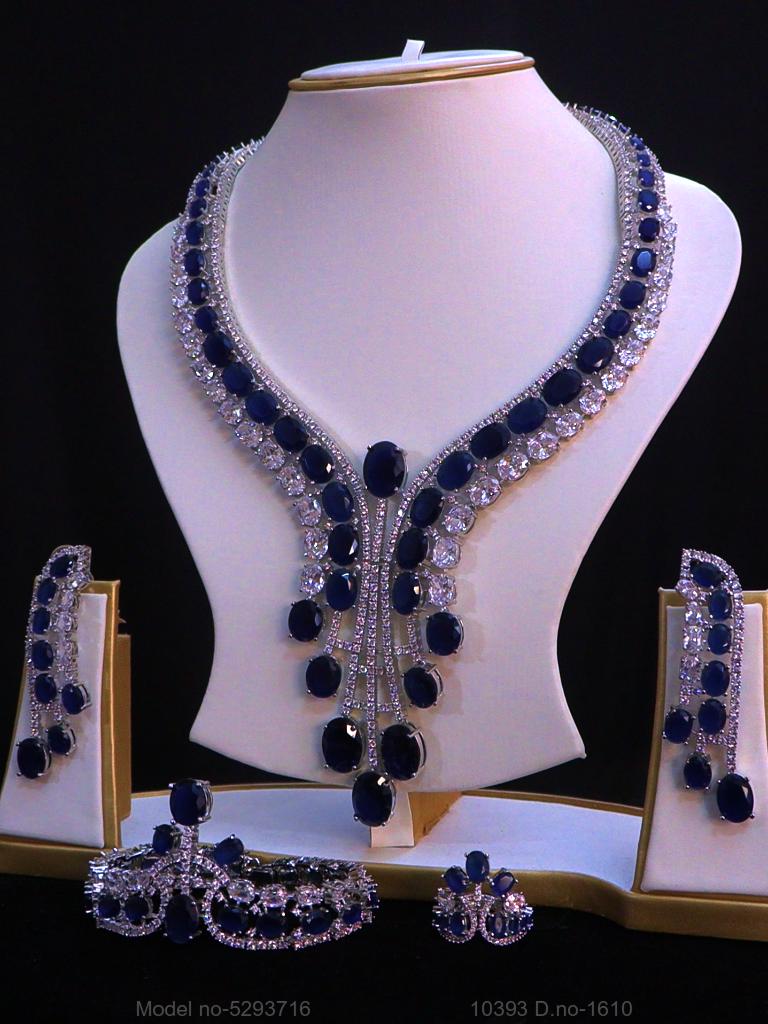 Original Zircon Necklace Set - Style 1 - Amaara World