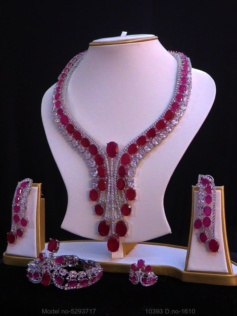 Original Zircon Necklace Set - Style 2 - Amaara World