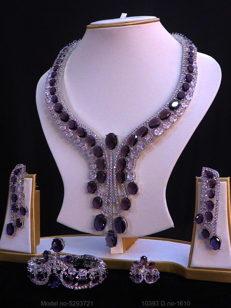 Original Zircon Necklace Set - Style 4 - Amaara World