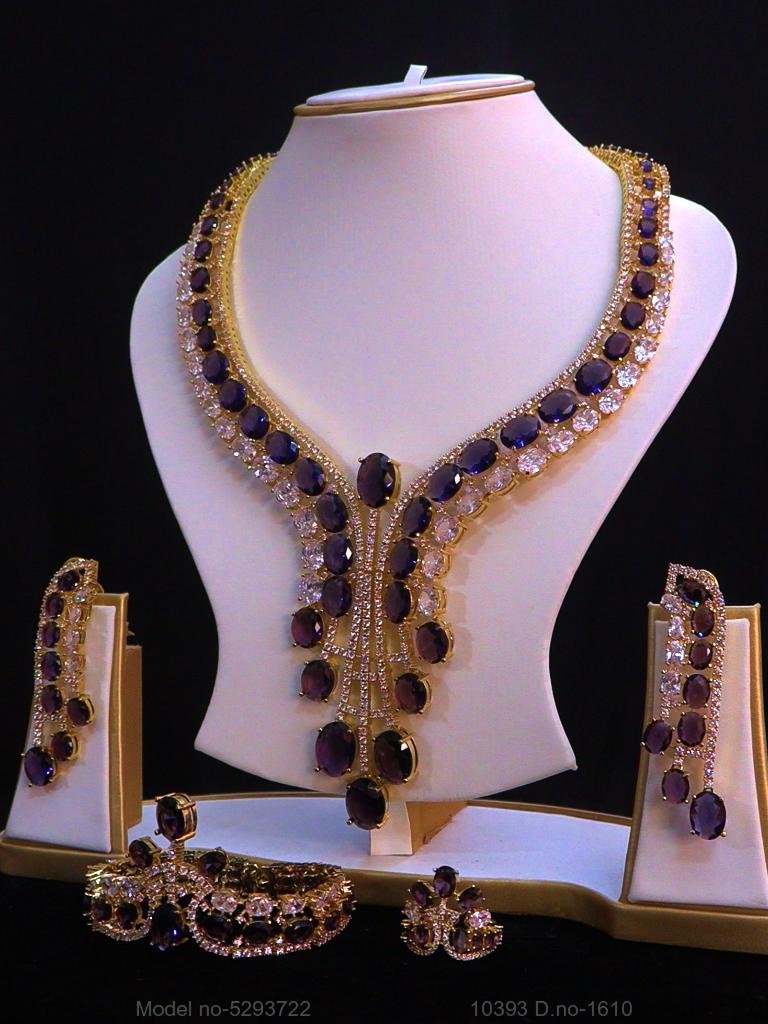 Original Zircon Necklace Set - Style 5 - Amaara World