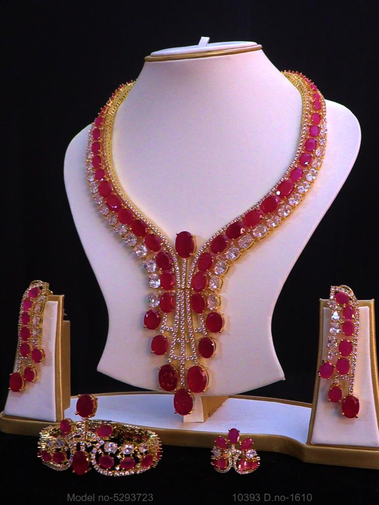 Original Zircon Necklace Set - Style 6 - Amaara World