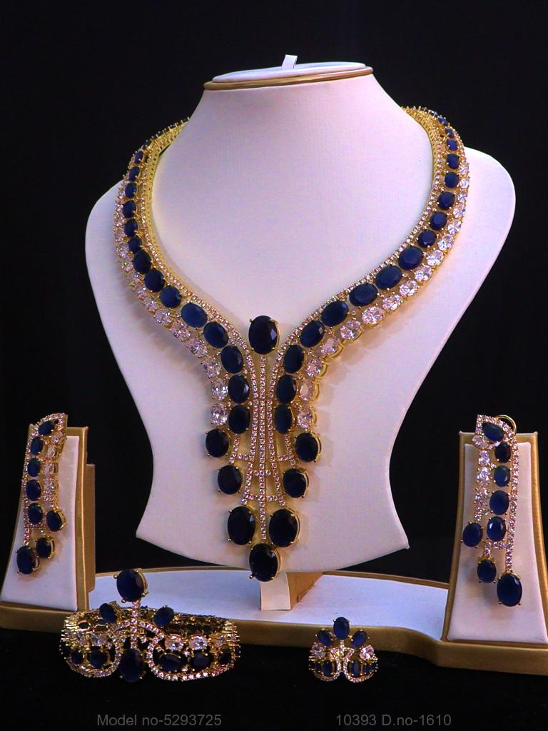 Original Zircon Necklace Set - Style 7 - Amaara World