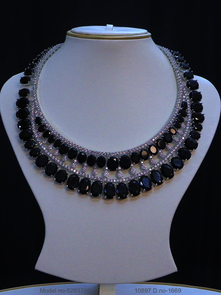 Original Zircon Necklace Set - View 2 - Amaara World