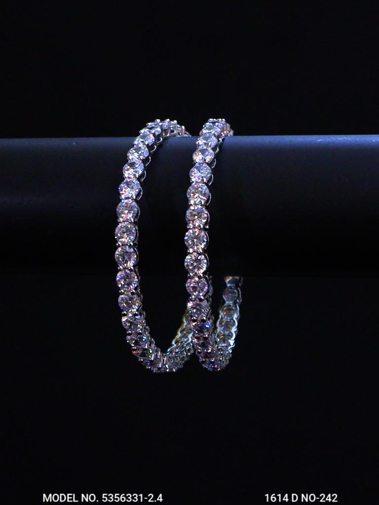 Golden Spark CZ Bangles - Amaara World USA - SKU 5356331