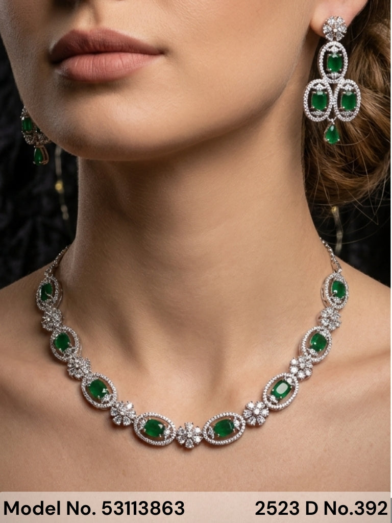 Cz Jewelry Set | Classic Pattern - Amaara World USA - SKU 53113863