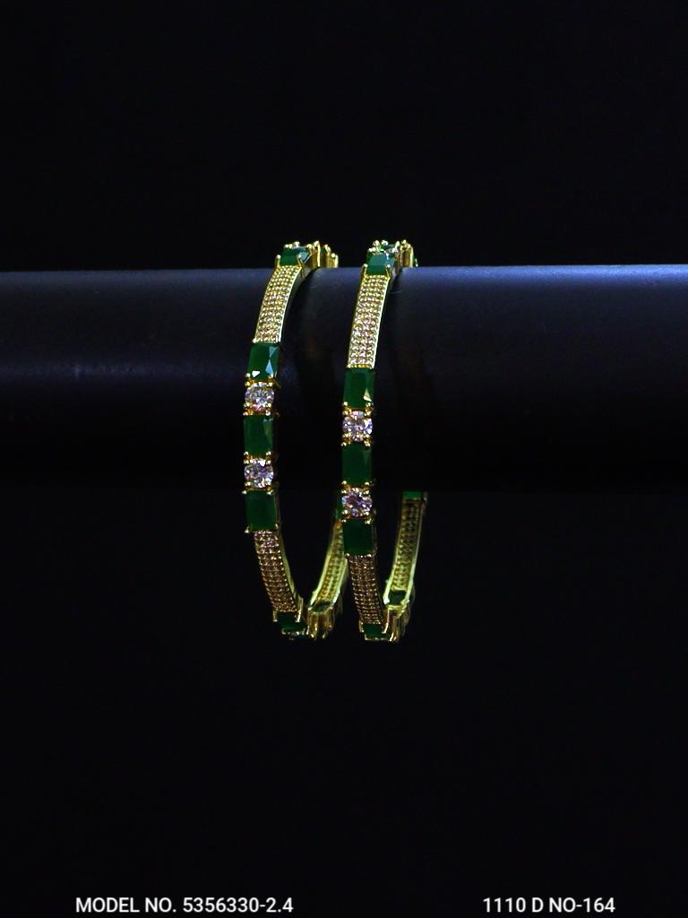 Crown Glow CZ Bangles - Amaara World USA - SKU 5356330