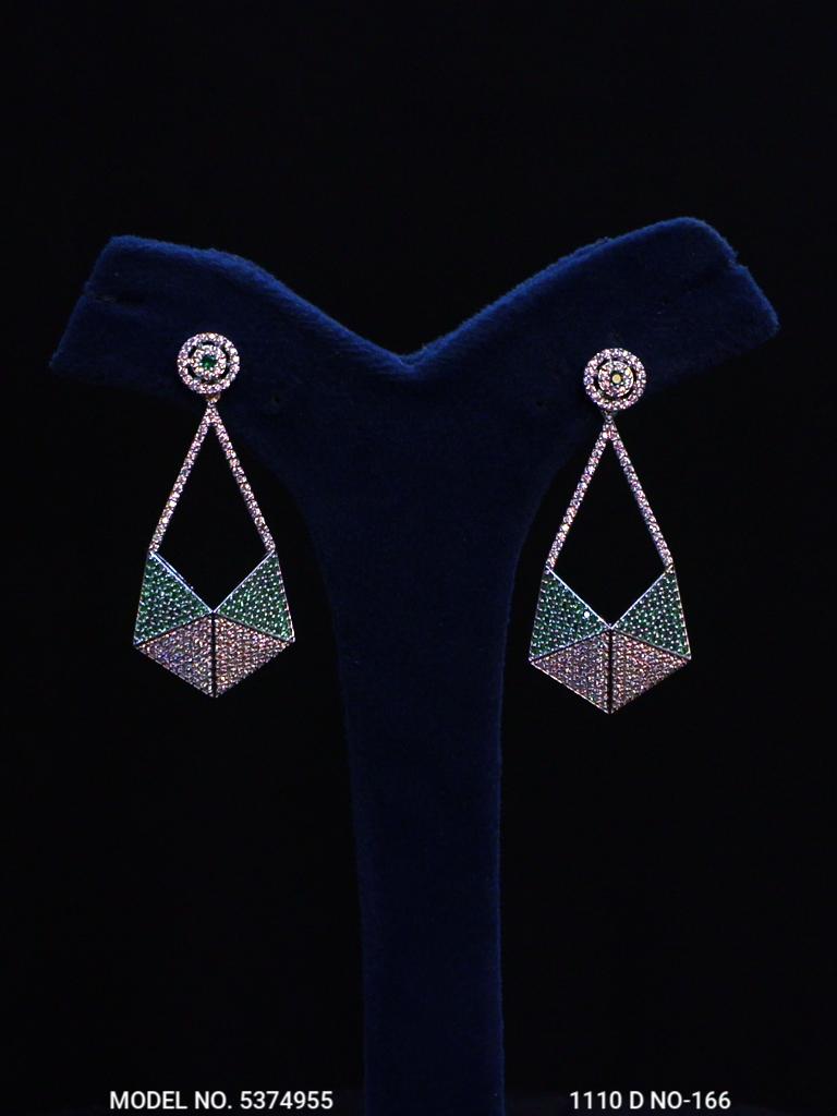 Diamond Replica Long Earrings