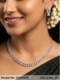 Classic Necklace | AD Jewellery | Handcrafted - Style 1 - Amaara World