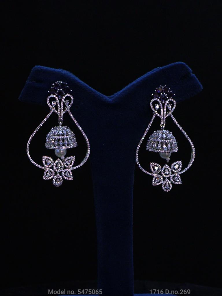 Cz Fashion Earrings | Handcrafted