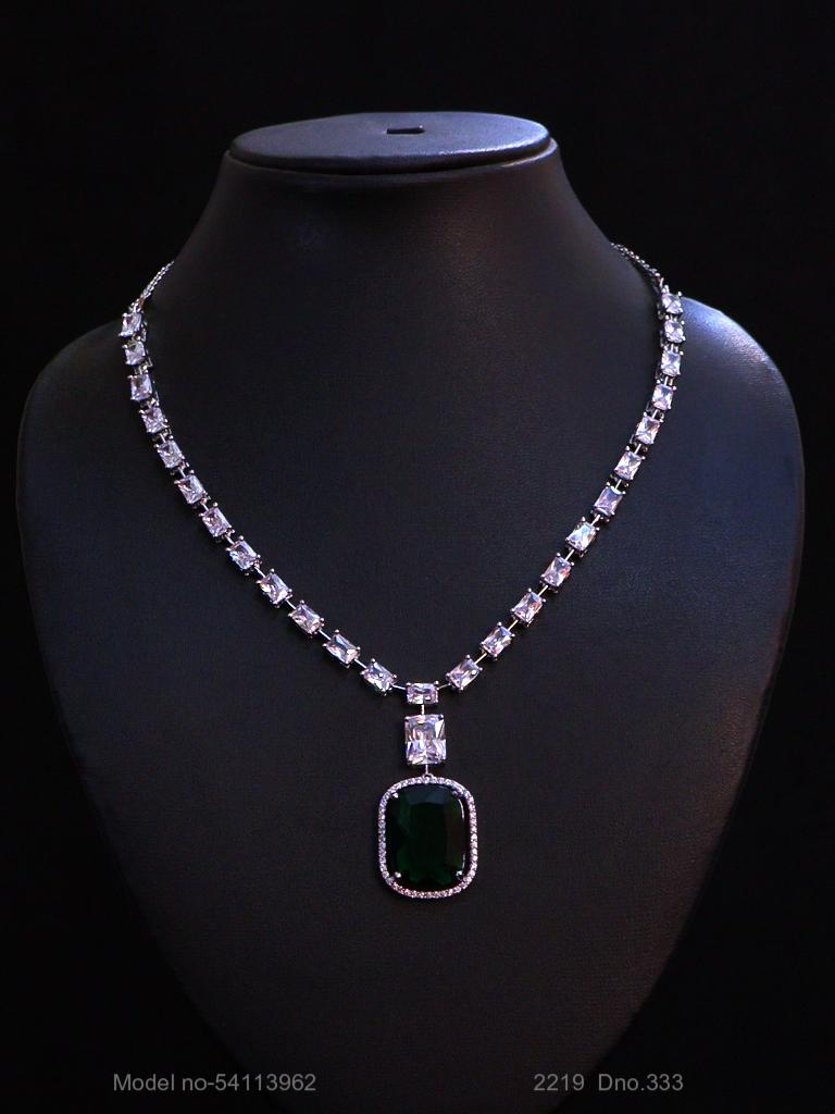 Classic Cz Necklace | Light Sets for All Occasions - View 2