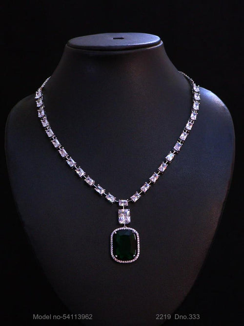 Classic Cz Necklace | Light Sets for All Occasions - View 2