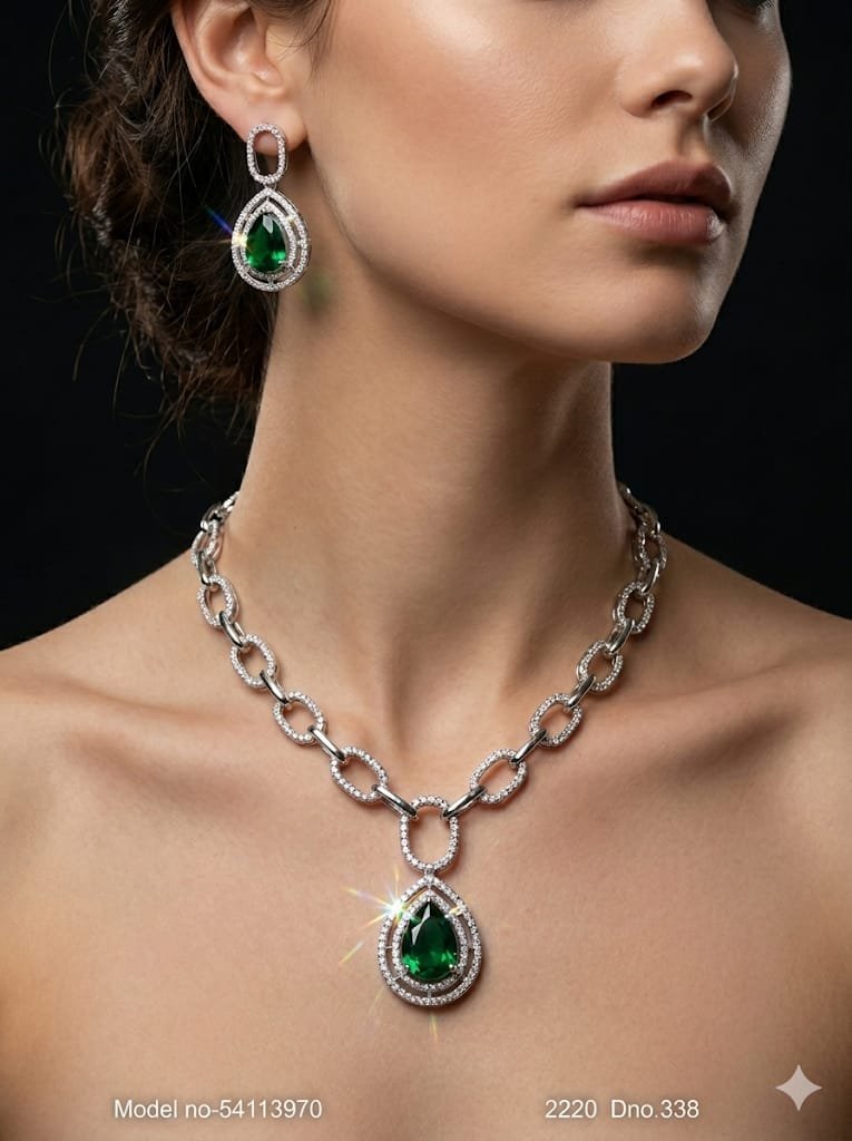 Made in India | Cz Necklace Set - Amaara World