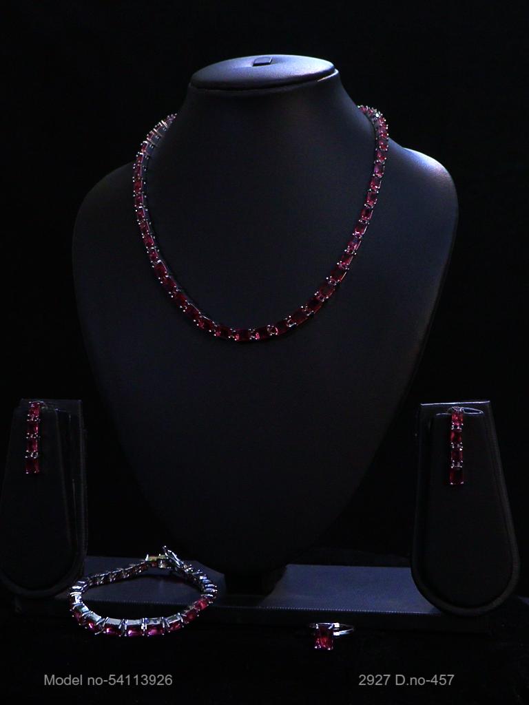 Classic Necklace | AD Jewellery | Handcrafted - Style 3 - Amaara World