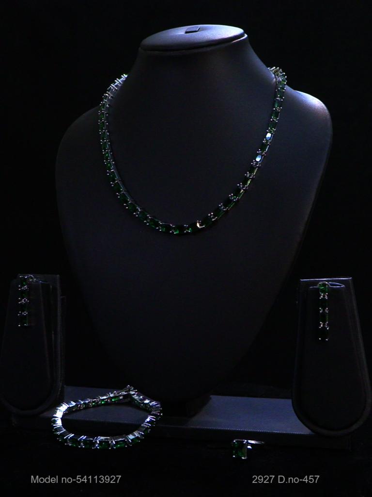 Classic Necklace | AD Jewellery | Handcrafted - Style 4 - Amaara World