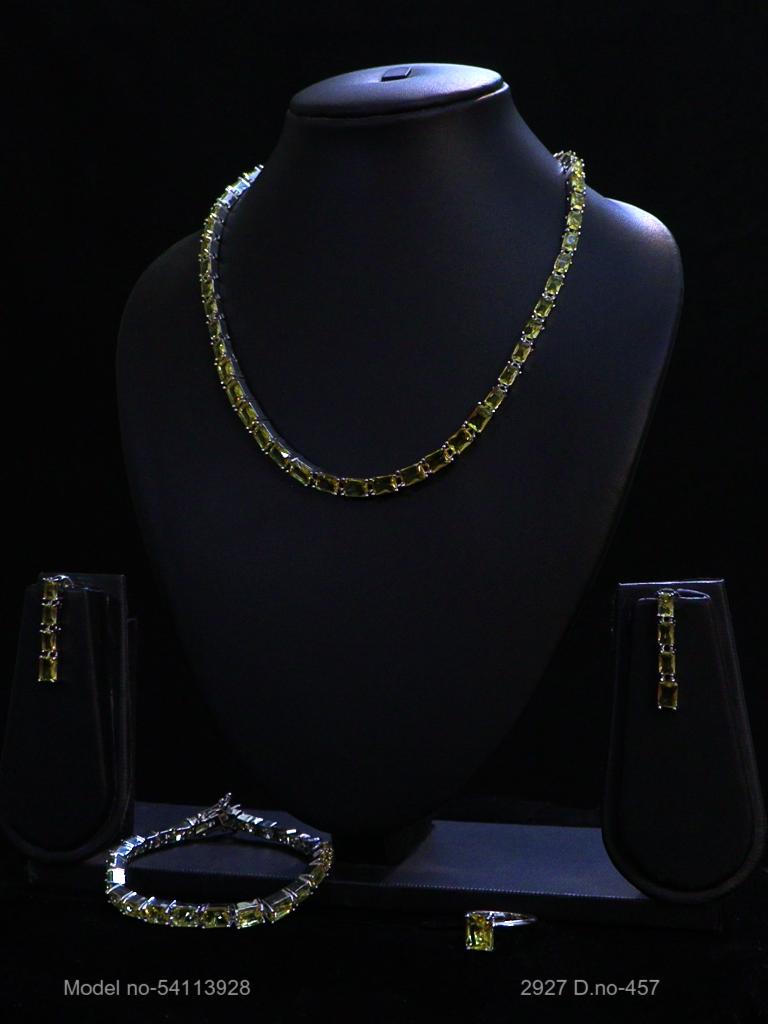 Classic Necklace | AD Jewellery | Handcrafted - Style 5 - Amaara World