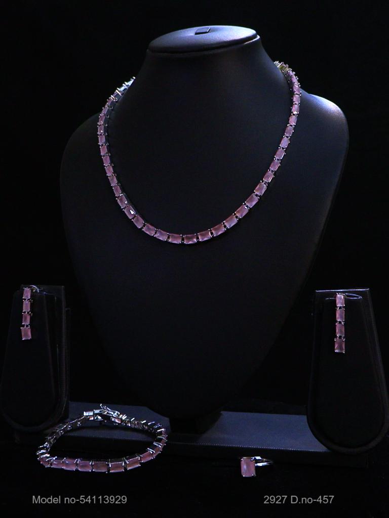 Classic Necklace | AD Jewellery | Handcrafted - Style 6 - Amaara World