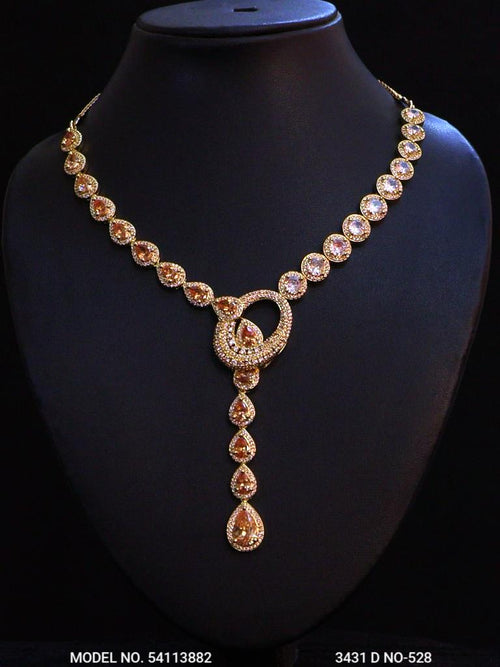 Classic Cz Necklace | Light Sets for All Occasions - View 2 - Amaara World