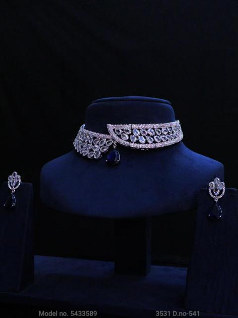 Fine Fashion Jewelry Set - Choker Necklace - Amaara World USA - SKU 5433589