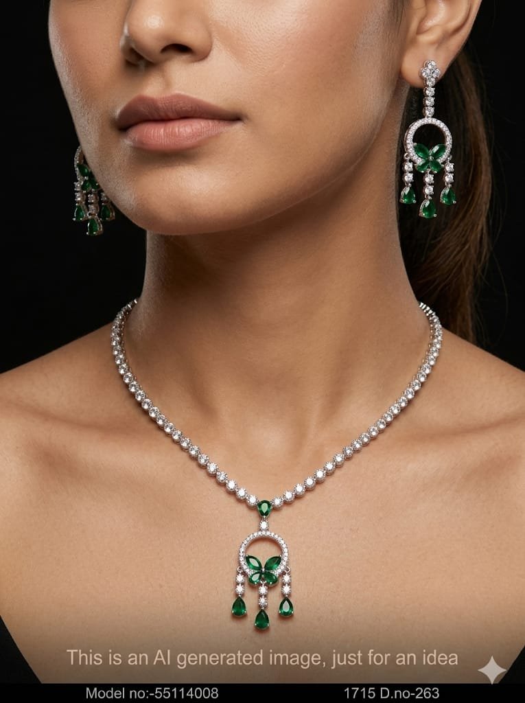 Cz Necklaces| Traditional Trendy Gift Ideas - Style 2 - Amaara World