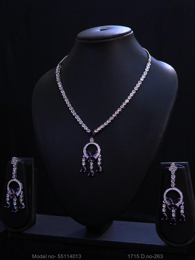 Cz Jewelry Set | Classic Pattern - View 2
