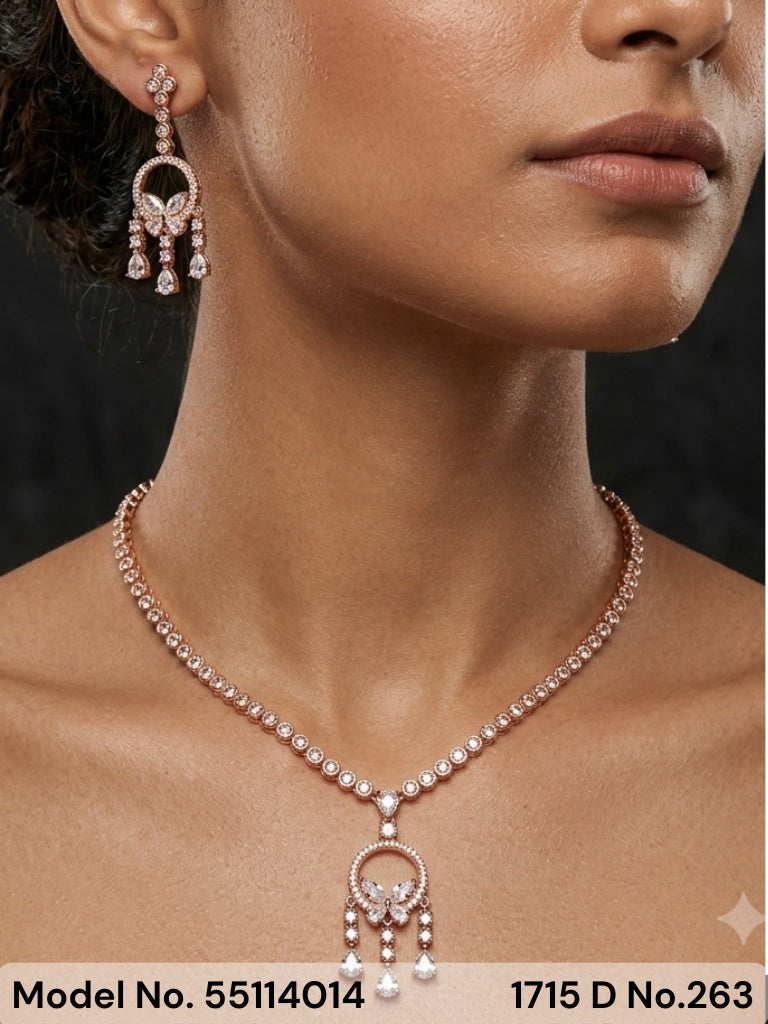 Cz Necklaces| Traditional Trendy Gift Ideas - Style 6 - Amaara World