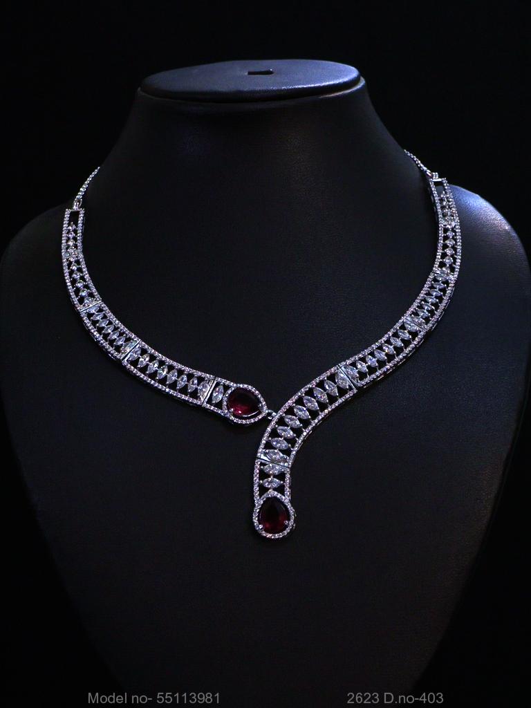 Cz Jewelry Set | Classic Pattern - View 3