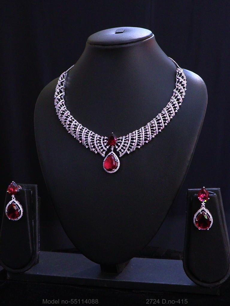 Original Cubic Zircon | Classic Necklace Set - View 2