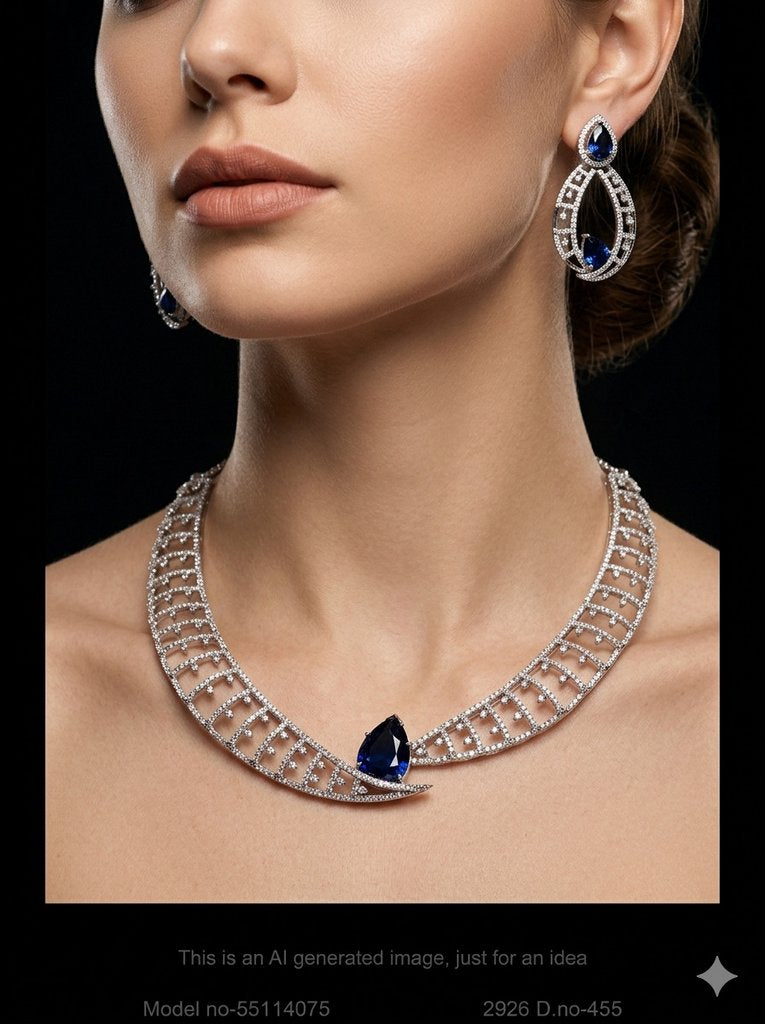 Ideal Necklace Set for Wedding Jewelry Occasions - Style 1 - Amaara World