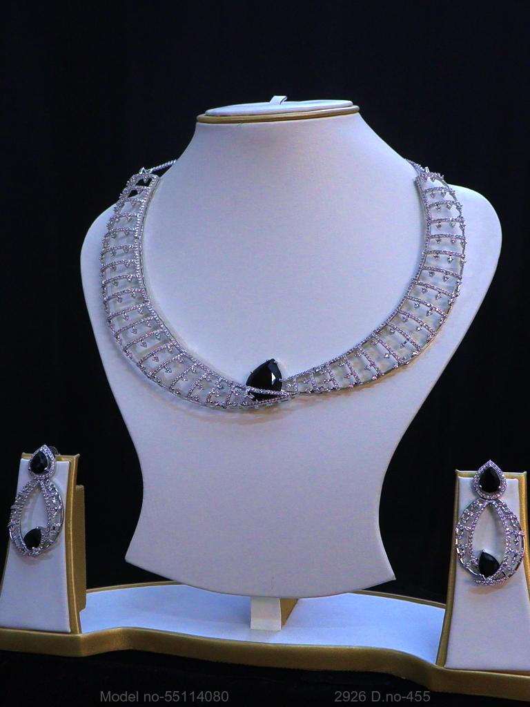 Made in India | Cz Necklace Set - View 2