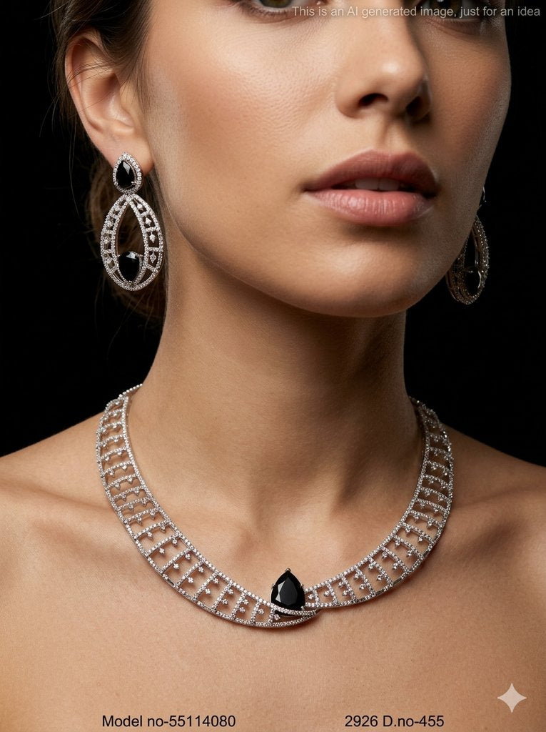 Made in India | Cz Necklace Set - Amaara World