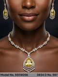 Imitation Diamond Cz Jewelry Set