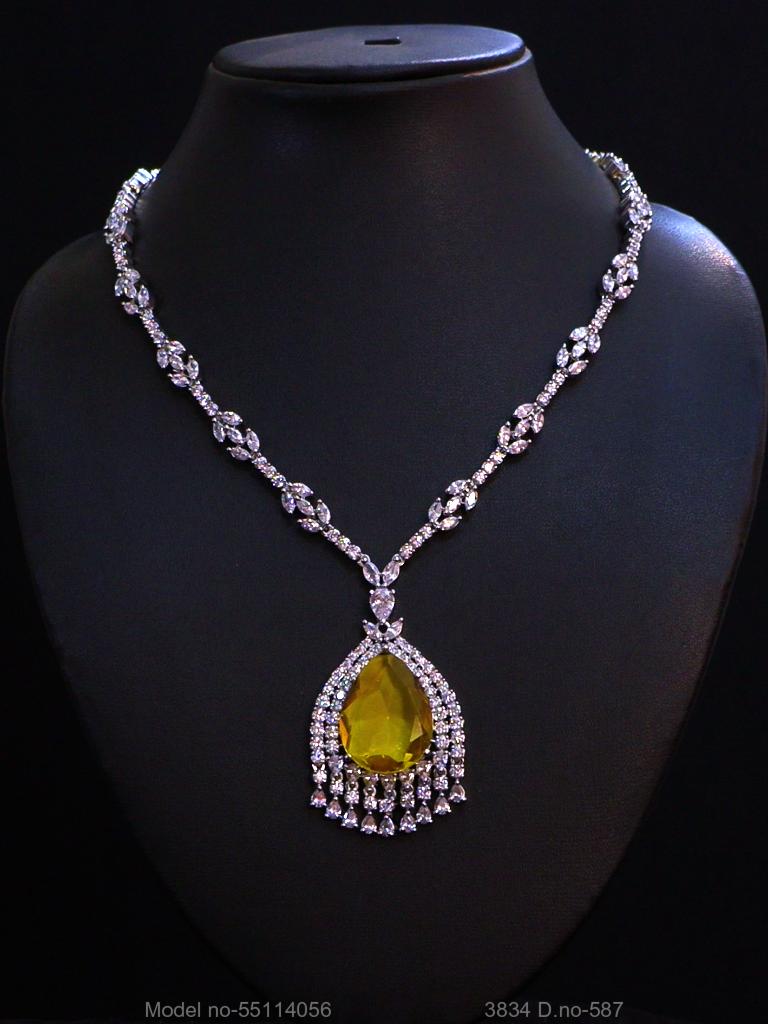 Imitation Diamond Cz Jewelry Set
