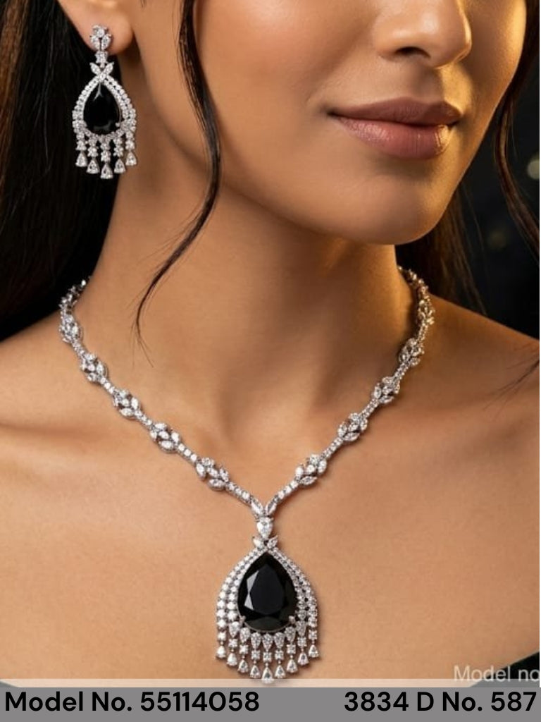 Bridesmaid Necklace Set for Traditional Weddings - Style 3 - Amaara World