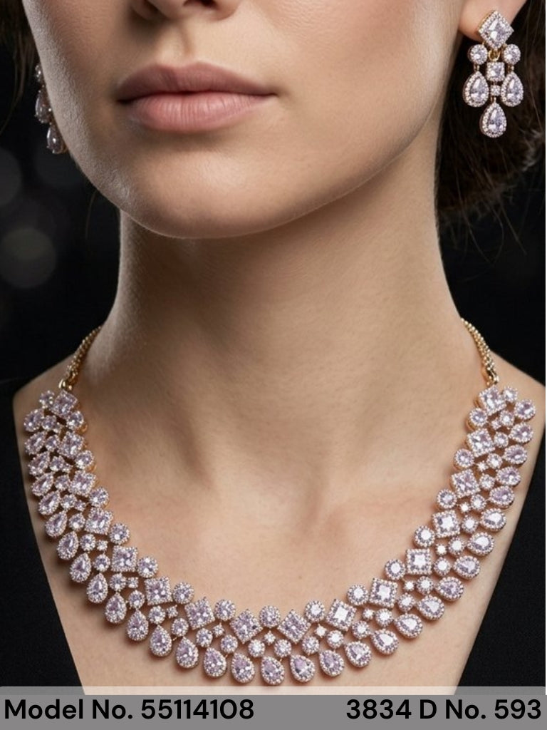 Handcrafted Masterpiece | Cz Set - Style 2 - Amaara World