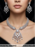 Traditional Design | American Diamond Jewelry Set - Style 1 - Amaara World