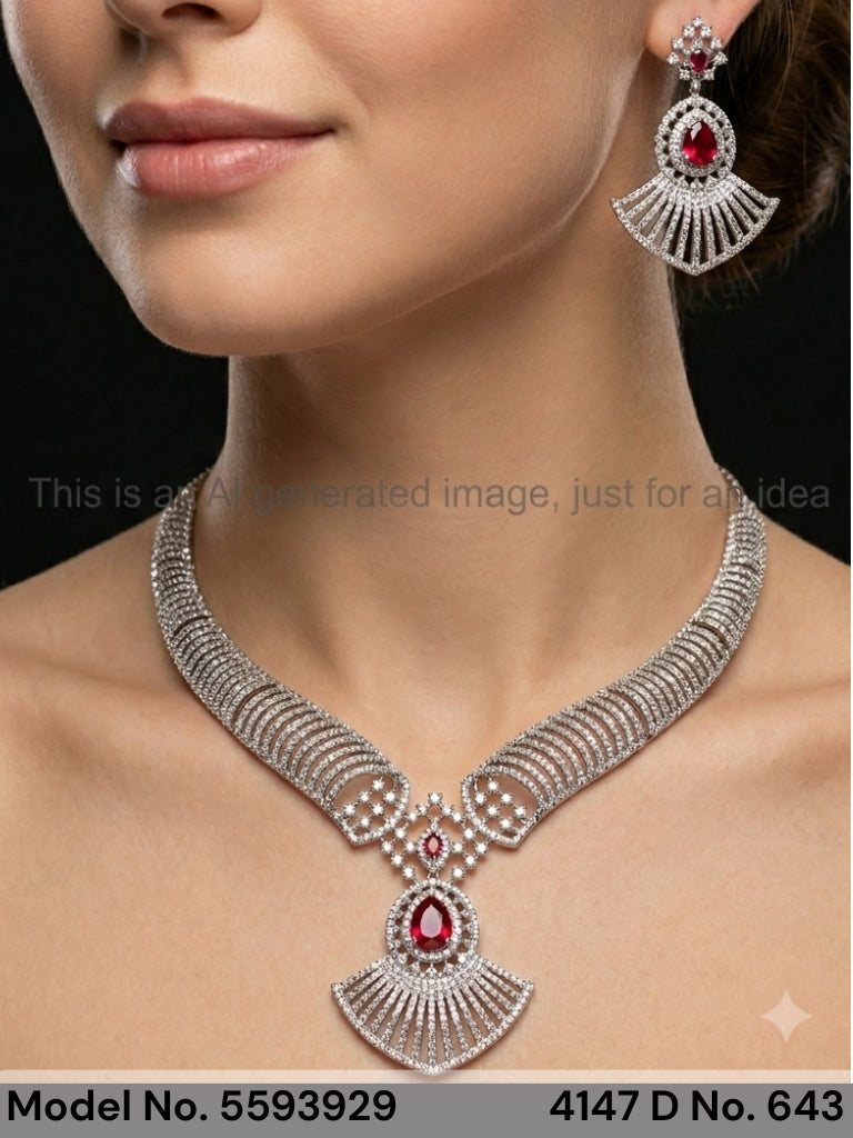 Trendy Traditional Necklace Set | Ideal Birthday Gift - Style 3 - Amaara World