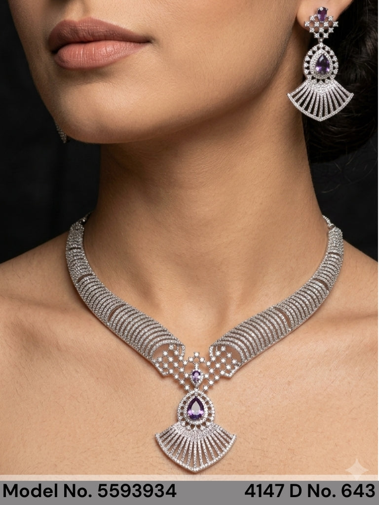Trendy Traditional Necklace Set | Ideal Birthday Gift - Style 8 - Amaara World