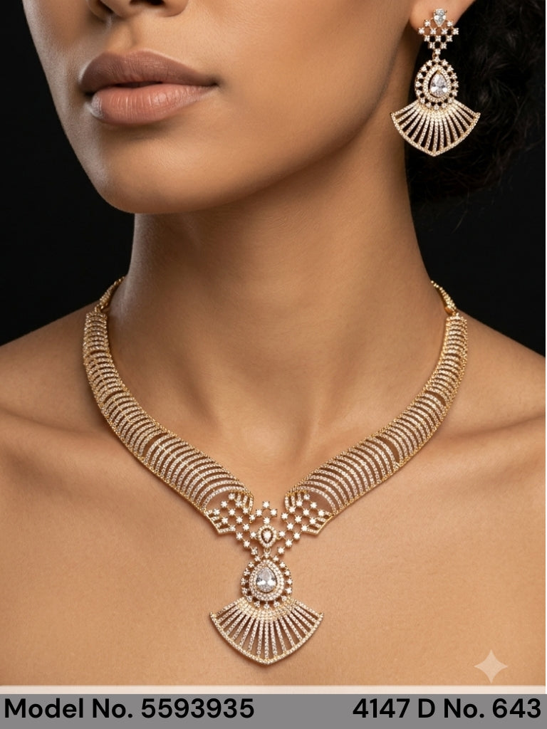 Trendy Traditional Necklace Set | Ideal Birthday Gift - Style 9 - Amaara World