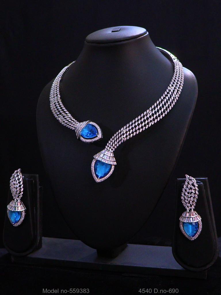 Artificial Diamond Cz Jewelry Set