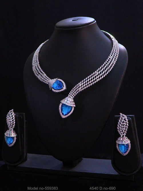 Artificial Diamond Cz Jewelry Set