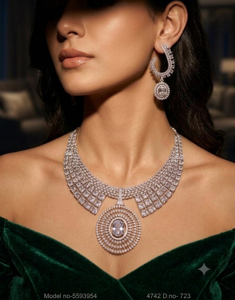 Ideal Necklace Set for Wedding Jewelry Occasions - Style 1 - Amaara World